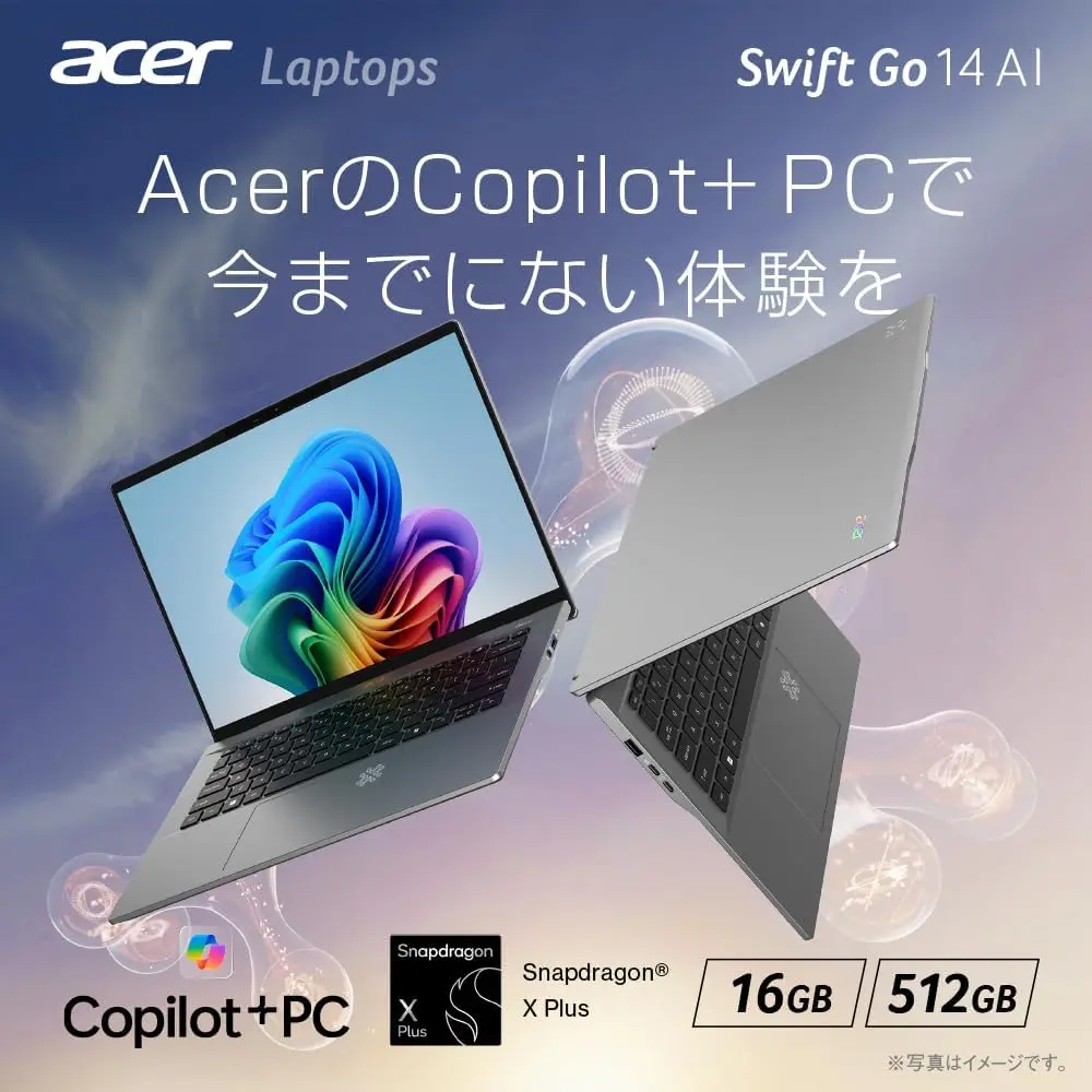 Acer Swift Go 14【軽量＆AIタスク管理】copilot + PC