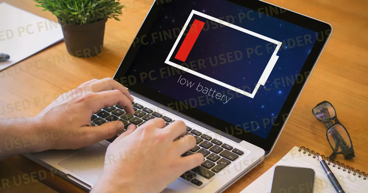Amazon整備済みPCでバッテリーが足りないイメージ