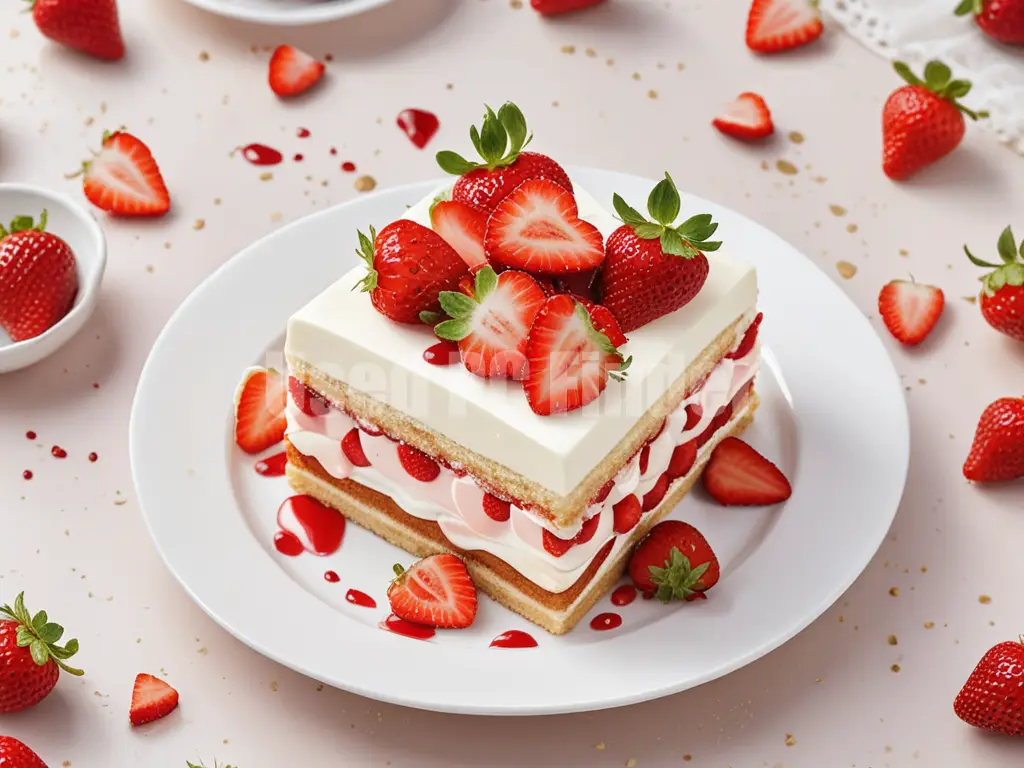 ショートケーキの出力例