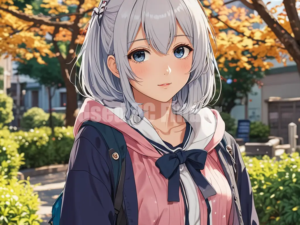 かわいい JK。プロンプト出力例１
