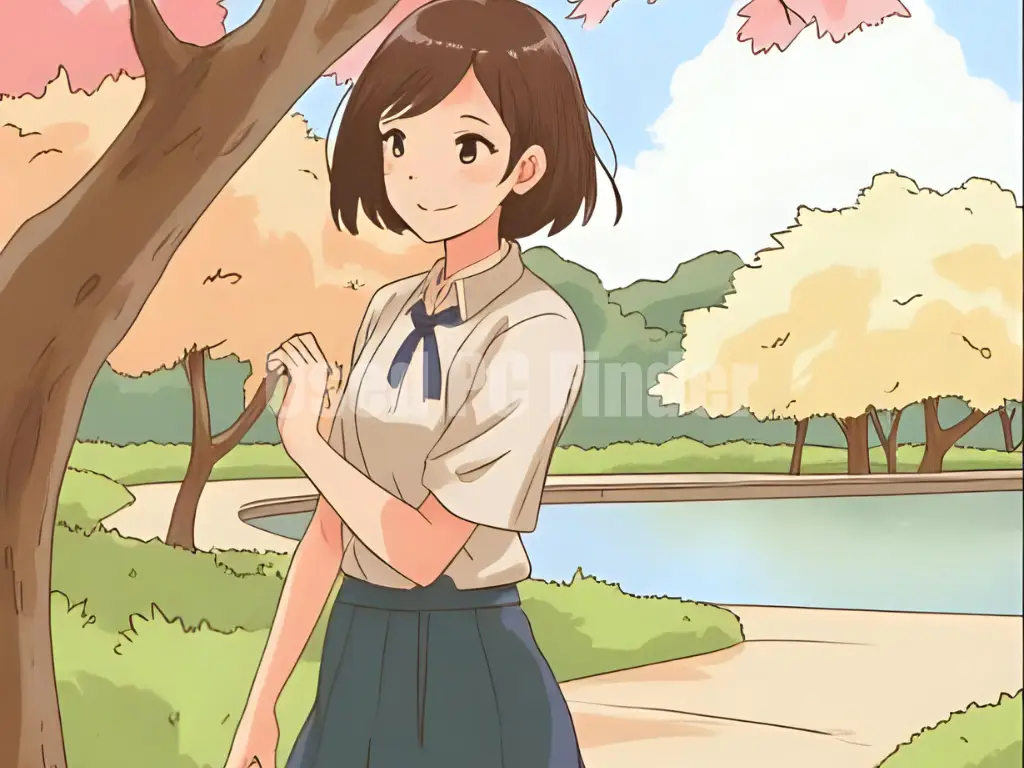 Canvaで描いたAIアニメ例１